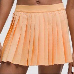 Lululemon Rock Melon High-Rise Pleated Tennis Skirt - Size 6